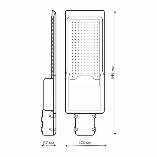 Уличный светодиодный светильник Gauss 629534120 Уличный светодиодный светильник Gauss 629534120