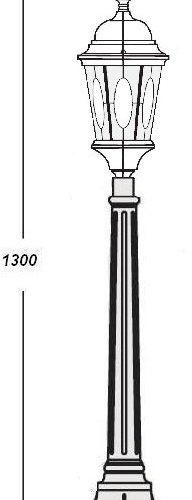 Наземный фонарь Oasis_Light ASTORIA 2M 91407M Bl овал