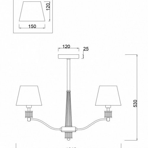Подвесная люстра Freya Clarissa FR5020PL-05CH