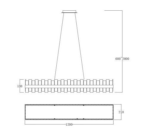Подвесная люстра 6008 162FL-60082 Подвесная люстра 6008 162FL-60082