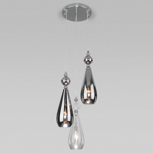 Подвесной светильник Eurosvet Ilario 50202/3 хром Подвесной светильник Eurosvet Ilario 50202/3 хром