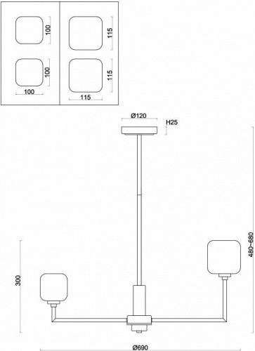 Потолочная люстра Freya Tender FR5373CL-06BS