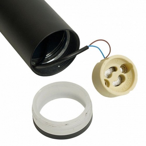 Светильник потолочный Feron ML1008 Barrel LUNA levitation на подвесе MR11 35W 230V, черный 40*250 51377