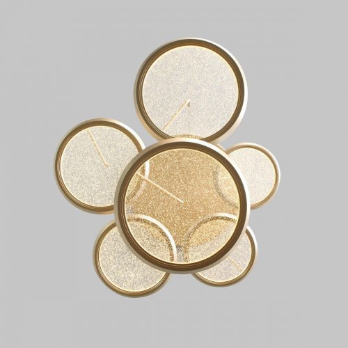 Подвесная светодиодная люстра Eurosvet Crespella 90034/6 золото Подвесная светодиодная люстра Eurosvet Crespella 90034/6 золото