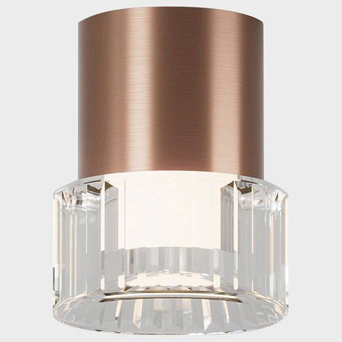 Потолочный светодиодный светильник Italline IT014-0202 rose gold Потолочный светодиодный светильник Italline IT014-0202 rose gold