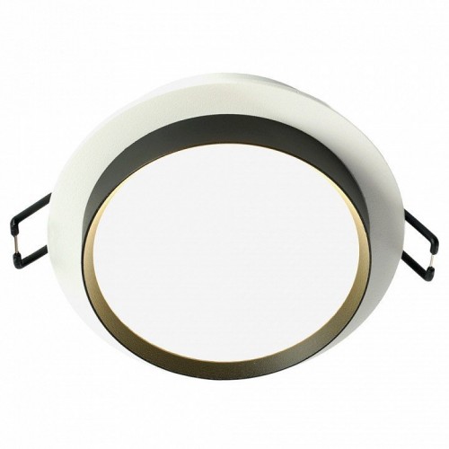 Светильник встраиваемый Feron DL507 потолочный GX53 белый + черный круг 51351