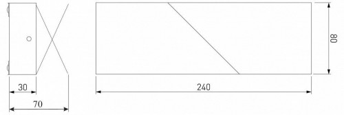 Настенный светодиодный светильник Elektrostandard Snip 40106/LED темно-серый a055428 Настенный светодиодный светильник Elektrostandard Snip 40106/LED темно-серый a055428