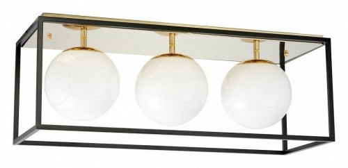 Потолочная люстра Lumina Deco Maldini LDC 8060-3 F.GD+BK Потолочная люстра Lumina Deco Maldini LDC 8060-3 F.GD+BK