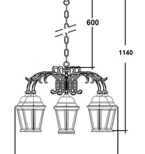 Уличный светильник подвесной ASTORIA 2 91470/6/16 Gw Уличный светильник подвесной ASTORIA 2 91470/6/16 Gw