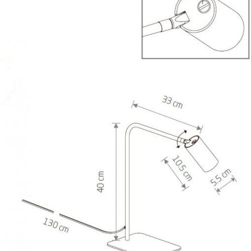 Настольная лампа Nowodvorski Mono 7703 Настольная лампа Nowodvorski Mono 7703