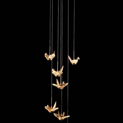 Подвесная люстра Alma LE7706/7 Gold