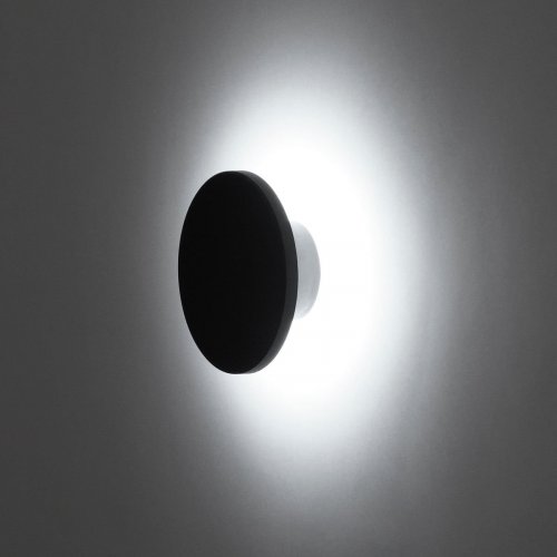 Уличный накладной светильник Uniel ULU-P35R-6W/3000K+4000K+6500K/D12 IP65 BLACK UL-00013631