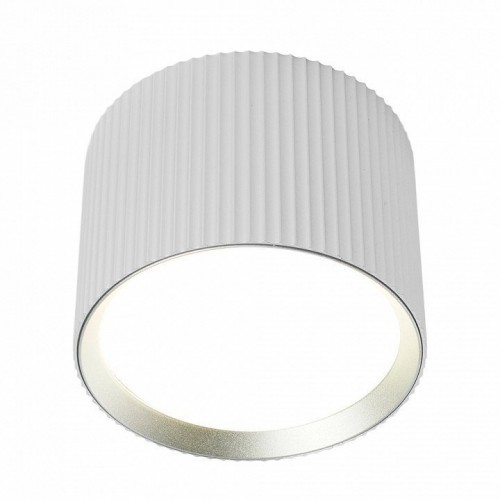 Светильник потолочный Feron HL458  Barrel ARIA 12W, 230V, GX53, серебро