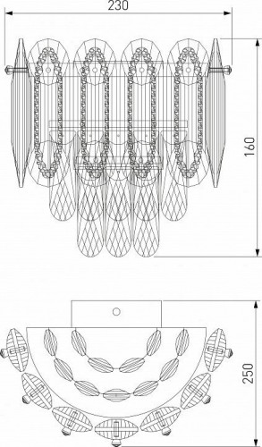 Накладной светильник Bogate's Chaleur a067823