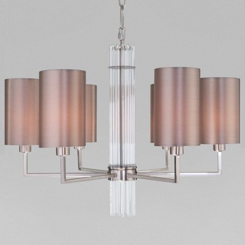 Подвесная люстра Eurosvet Soffio 60134/6 никель Подвесная люстра Eurosvet Soffio 60134/6 никель