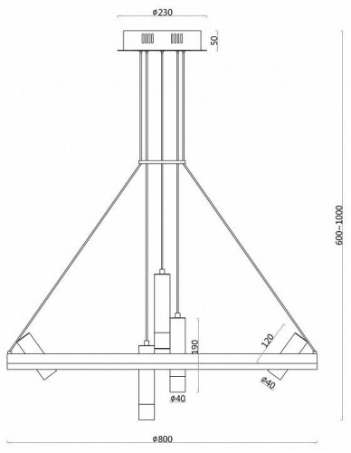 Подвесная люстра F-Promo Daur 3097-8P