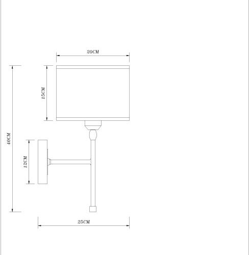 Бра Arte Lamp Jamie A4090AP-1BK
