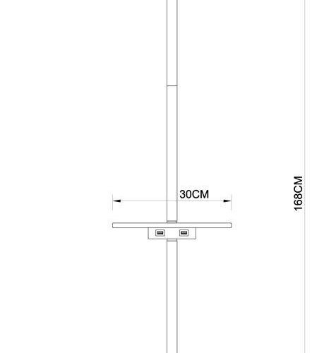 Торшер Arte Lamp Combo A4056PN-1WH