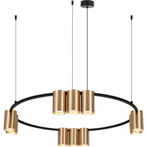 Подвесная люстра Denkirs Orbit DK4065-BK+SG
