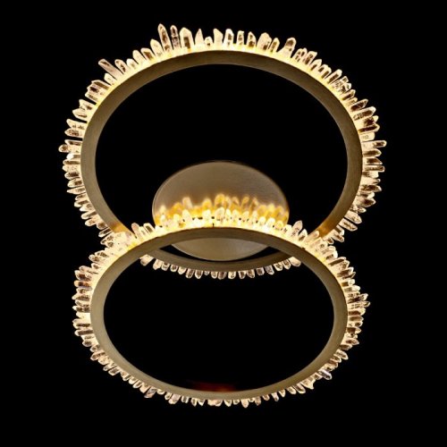 Потолочная люстра DeLight Collection Quartz Halo MX20020154-2A satin gold Потолочная люстра DeLight Collection Quartz Halo MX20020154-2A satin gold