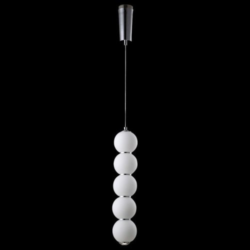 Подвесной светодиодный светильник Crystal Lux Desi SP5 Chrome/White