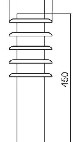 Наземный светильник Oasis Light 75808-450 SS