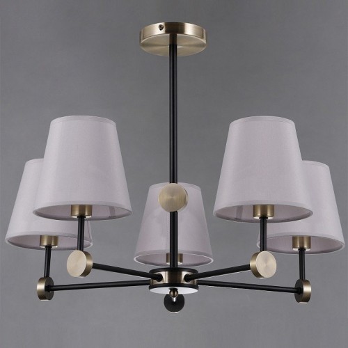 Потолочная люстра Illumico IL0394-5CSQ-24 BK AB CASTOR