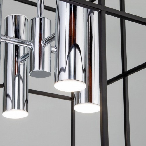 Потолочная люстра Eurosvet Adamson 70142/8 хром Потолочная люстра Eurosvet Adamson 70142/8 хром