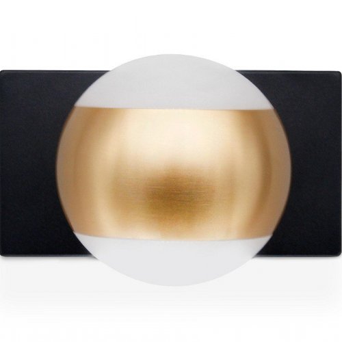 Спот Ambrella light Wall 16 FW571 SBK/GD черный песок/золото G9 max 40W 100*70*85