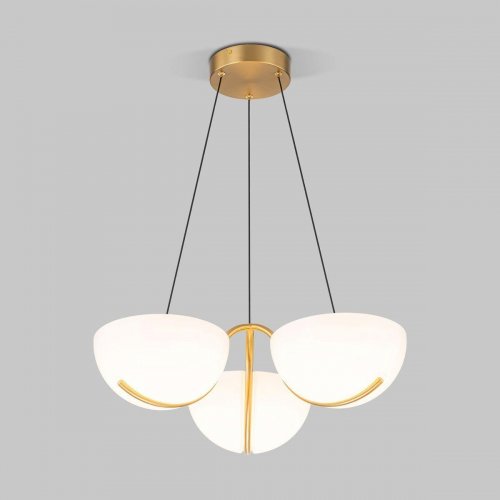 Подвесная светодиодная люстра Eurosvet Emisfero 50083/3 LED золото