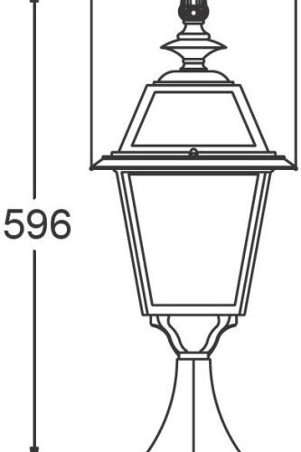 Наземный фонарь Oasis_Light FARO-FROST L 91104fL Bl