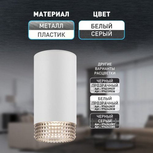 Точечный светильник ЭРА OL40 WH/GR