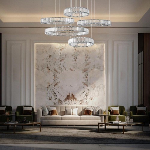 Подвесной светильник Loft IT Crystal ring 10135/5 Chrome