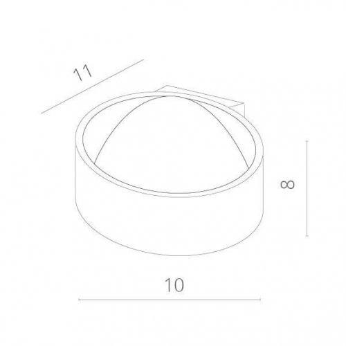 Настенный светильник Arte Lamp 1417 A1417AP-1WH