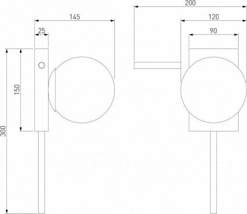 Настенный светильник Eurosvet Fredo 40036/1 белый