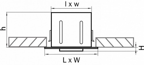 Точечный встраиваемый светильник Lightstar Cardano 214030