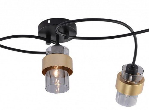 Потолочная люстра Escada 1139 1139/5P Black/Gold