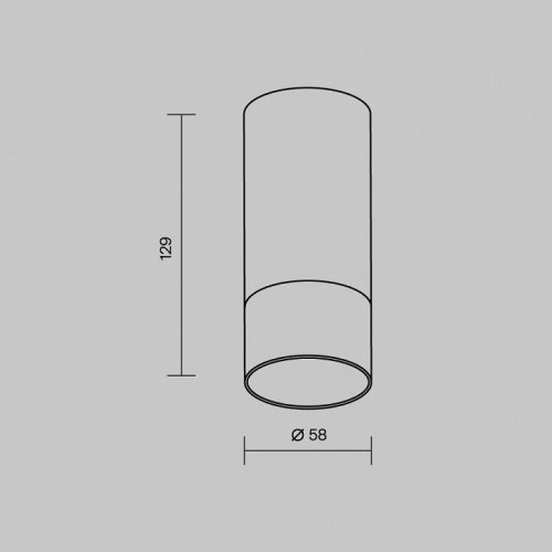 Потолочный светильник уличный Maytoni Ember O499CL-L5B3K