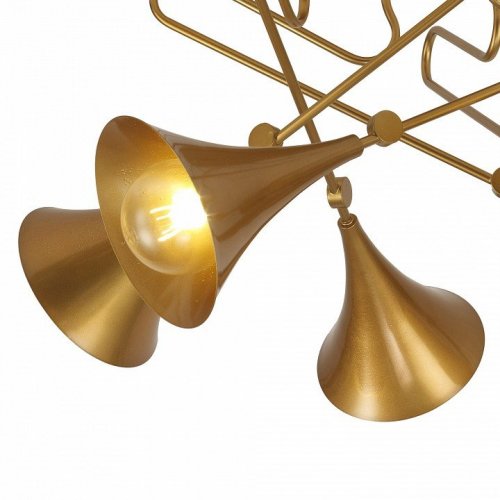 Потолочная люстра Mantra Jazz Pintura Oro 6352 Потолочная люстра Mantra Jazz Pintura Oro 6352