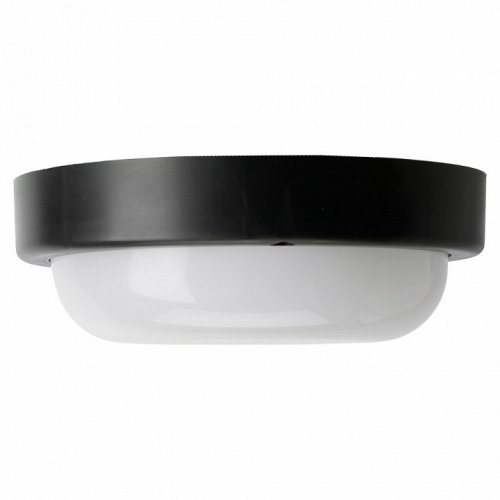 Светильник светодиодный пылевлагозащищённый Feron AL3005 в пластиковом корпусе 12W 6500K 220V IP65 черный 51470