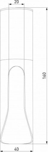 Накладной светильник Elektrostandard Apex 25113/LED 7W 3000K черный