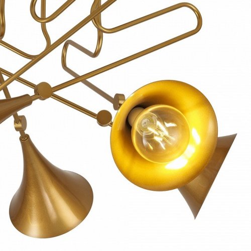 Потолочная люстра Mantra Jazz Pintura Oro 6352 Потолочная люстра Mantra Jazz Pintura Oro 6352