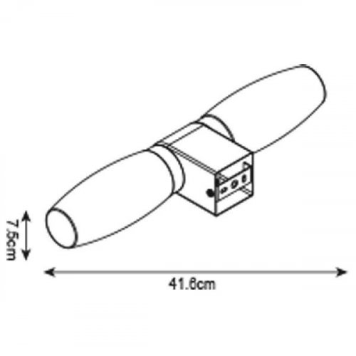 Настенный светильник Arte Lamp Aqua A1209AP-2CC