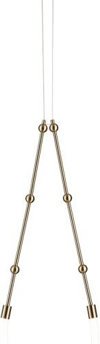 Подвесной светодиодный светильник Indigo Corda 14010/1P Brass V000062L Подвесной светодиодный светильник Indigo Corda 14010/1P Brass V000062L