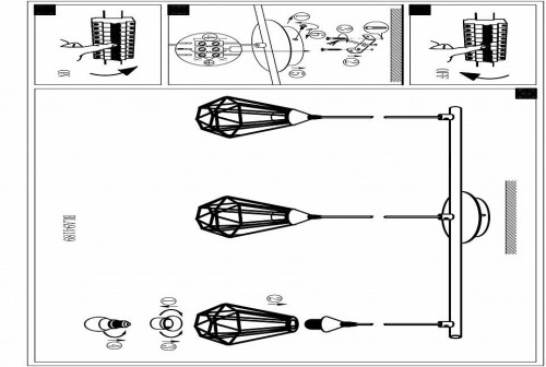 Подвесной светильник Eglo Tarbes 94189 Подвесной светильник Eglo Tarbes 94189