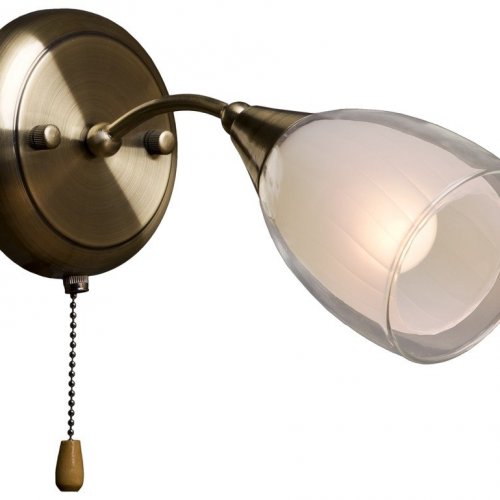 Бронзовое бра с выключателем-цепочкой Velante 151-501-01 Бронзовое бра с выключателем-цепочкой Velante 151-501-01