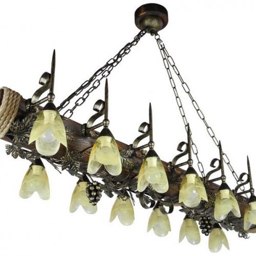 Подвесная люстра Тарьсма Лоза Лоза-14П янтарь Подвесная люстра Тарьсма Лоза Лоза-14П янтарь