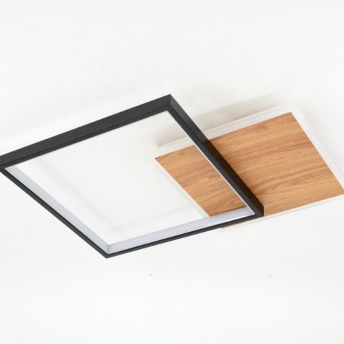 Потолочная люстра  Ferre CLL-1-60-RC BK +Wood