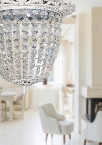 Потолочная люстра Arti Lampadari Bienno L 1.13.38.100 W Потолочная люстра Arti Lampadari Bienno L 1.13.38.100 W