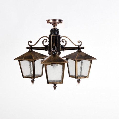 Потолочный светильник уличный Oasis Light PRAGA 15970A/3 Gb Потолочный светильник уличный Oasis Light PRAGA 15970A/3 Gb